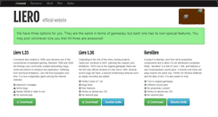 Desktop Screenshot of liero.be